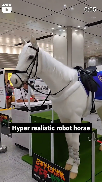 hyper realistic robot horse 🤖🐴😮