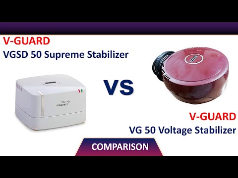 ✅ V-Guard VGSD 50 Supreme VS V-Guard VG 50 Voltage Stabilizer