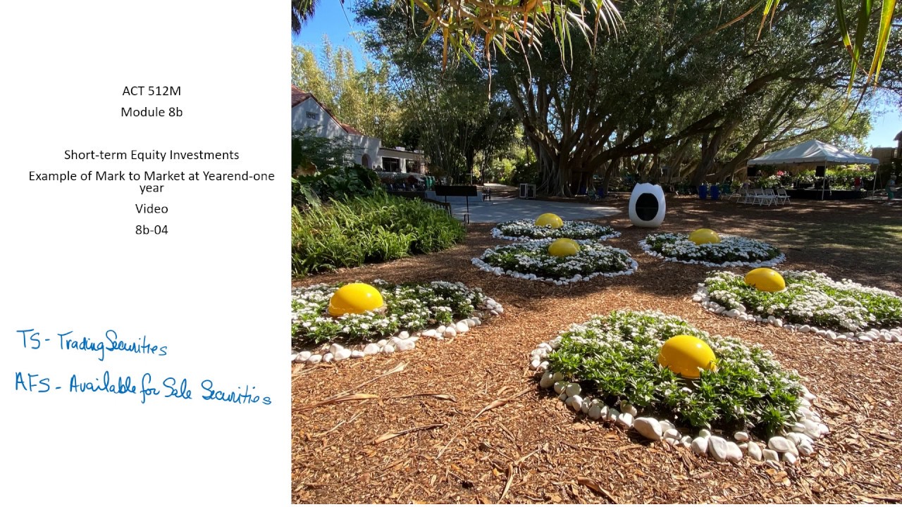 8b 04 Short-term Investments Comprehensive Example - YouTube