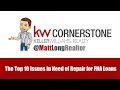 The Top 10 Issues In Need of Repair for FHA Loans