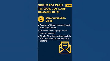 SKILLS TO LEARN TO AVOID JOB LOSS BECAUSE OF AI  PART 5 -  #aieducation