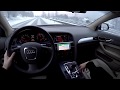 2006 Audi A6 C6 3.2 Quattro 60 FPS POV/SNOW DRIFT