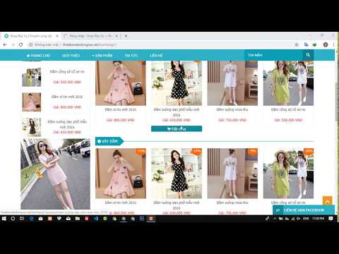 Webstie Shop bán quần áo đẹp | Dịch Vụ Thiết Kế Web | Wordpress Template