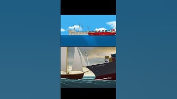 What Happens Inside Ships when they Crash into Each Other Animation (2) #floatingsandbox