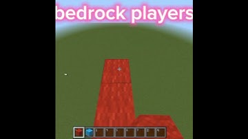 Java vs bedrock bridging #shorts #minecraft