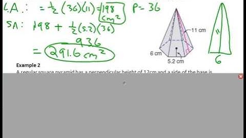 Geo 11.3 Surface Areas of Pyramids and Cones