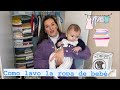 🧺 COMO LAVO, DOBLO Y ORGANIZO LA ROPA DE BEBÉ 🍼 Os enseño mis productos favoritos de Mercadona 👌