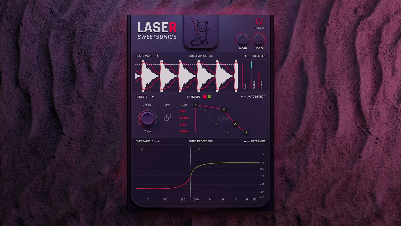 Sweetsonics Laser 2 - The Ultimate Precision Transient Sidechainer