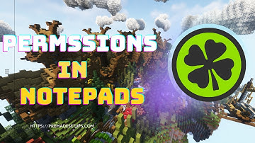 SEE LUCKPERMS PERMISSIONS IN NOTEPADS!
