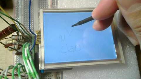 Touchscreen and LCD with Arduino - First attempt