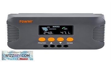 PowMr MPPT Boost Voltage Charge Controller 10A 24V 36V 48V 60V 72V Review