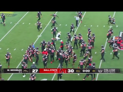 Western Michigan vs Ball State INSANE Ending | 2020 College Football