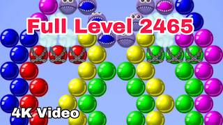 Complete Hard Level 2465 | Old Bubble Shooter Game | Bubble Shooter | Bubble Games (4k video)  screenshot 1
