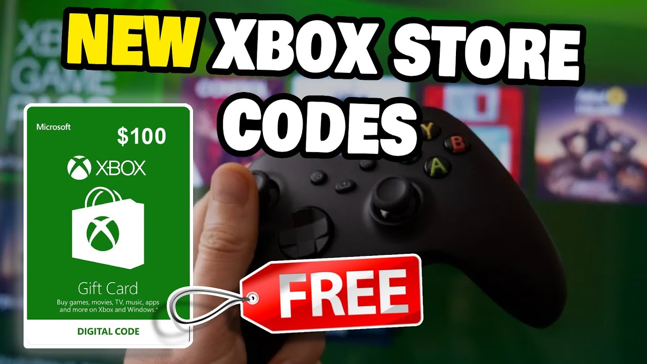 How to get FREE Xbox Codes that ACTUALLY Work in 2024 | Free $100 Xbox ...