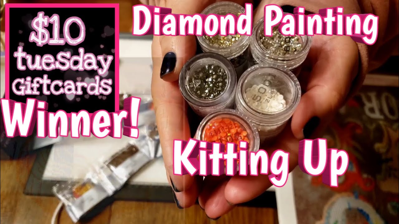 Kitting Up New Amazon Diamond Painting & First Winner! - YouTube