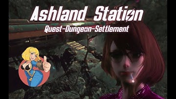 Fallout 4 - Ashland Station | Quest-Dungeon-Settlement Mod (Combat walkthrough)