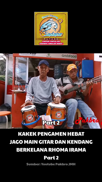 Pengamen kakek hebat jago main gitar kendang Berkelana Rhoma Irama part 2 #pengamen #forsa