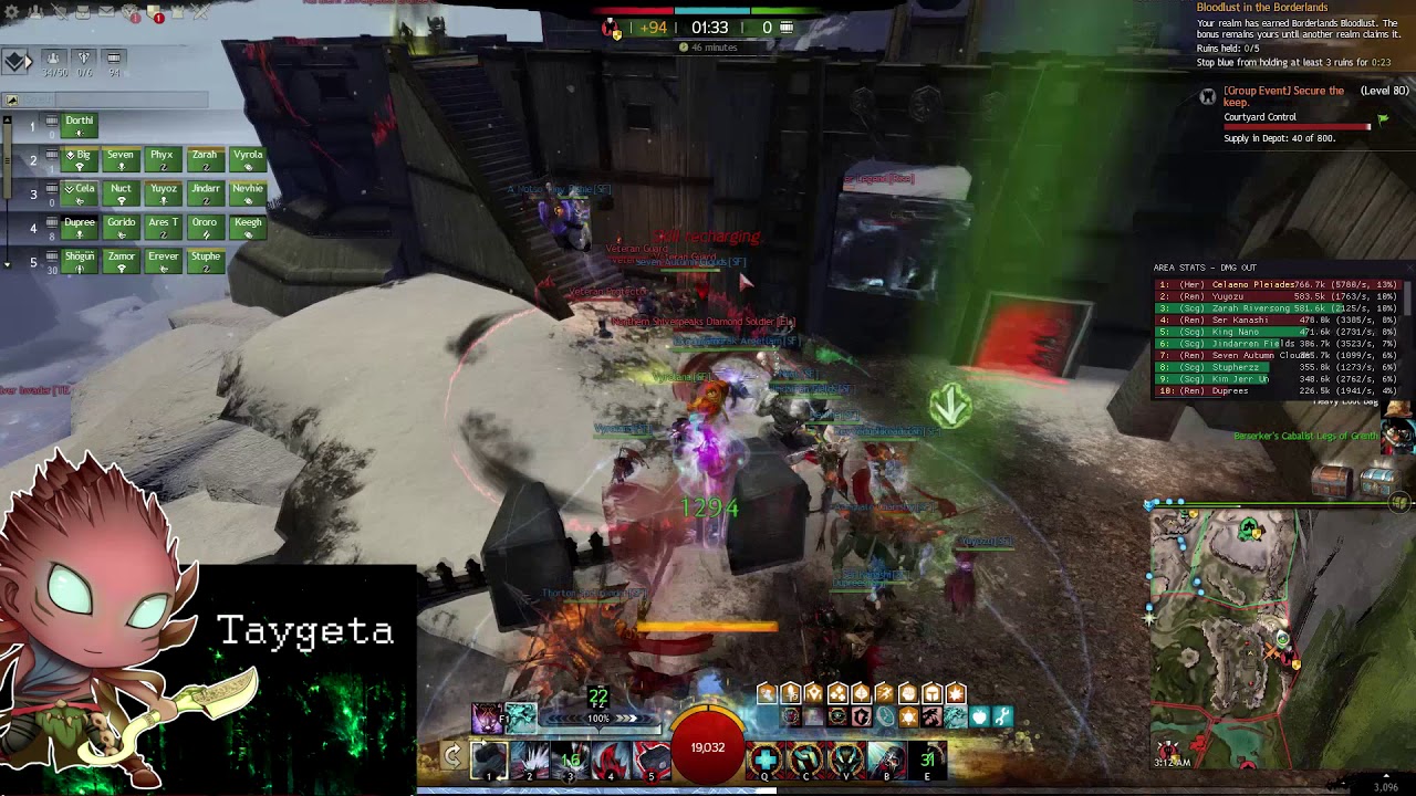 GW2 WvW Hammer Revenant Easy Big Damage! YouTube