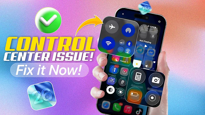 Fix Your iPhone Control Center NOW | Control Center Not Working After iOS 26 Update