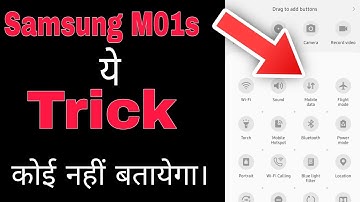 how to adjust notifications bar shortcuts in Samsung Galaxy m01s core - customize notifications bar