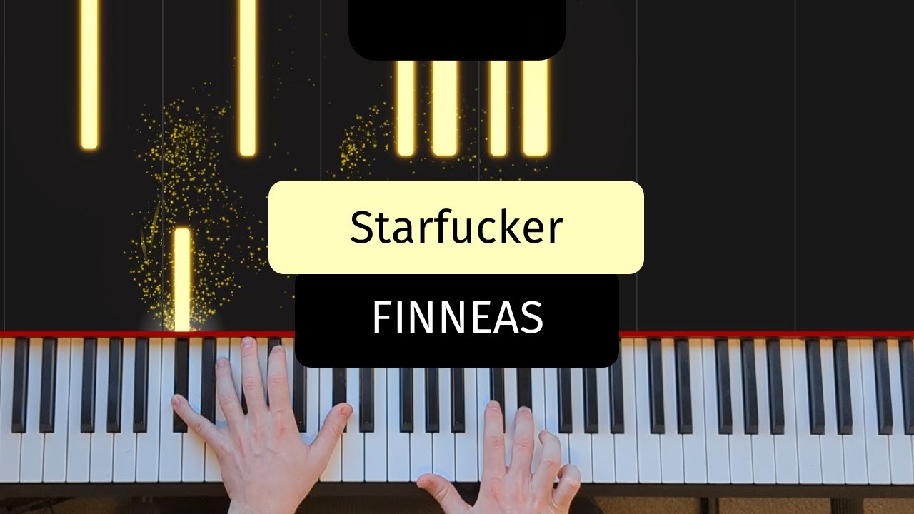 Starfucker - FINNEAS | Piano Accompaniment Tutorial - YouTube