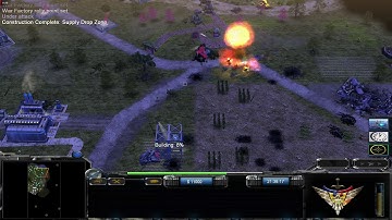 C&C Generals Contra 009 Cybernetic general vs China Boss general[Hard](5)