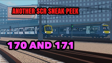 Upgraded Class 170 Sneak Peak || #RobloxSCR