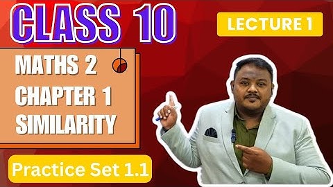 Class 10 | Maths 2 | Chapter 1 | Similarity | Lecture 1 | by @VarthiSirMaths 