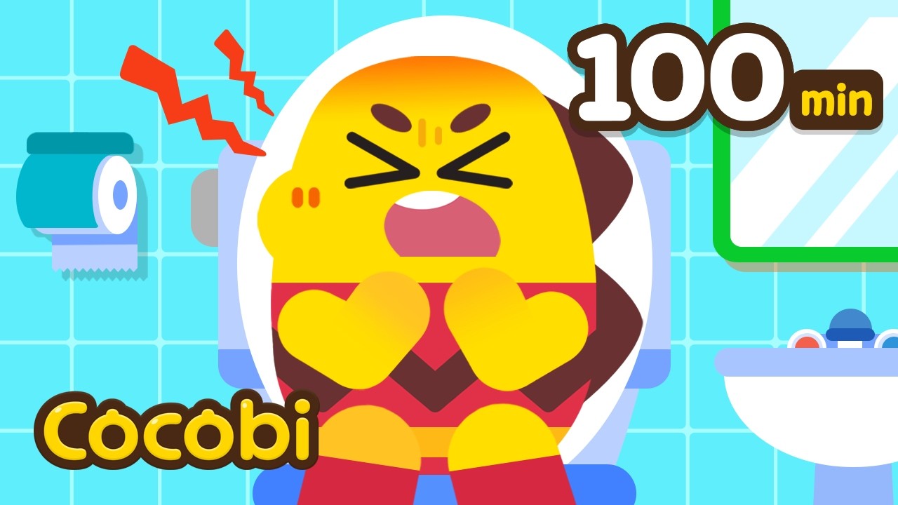 ¡Canción de Popó!💩Aprender a Ir al Baño | Los Mejores Videos de Cocobi | Hola Cocobi