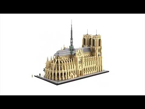 Miniatura del video del prodotto LEGO - ARCHITECTURE Notre-Dame de Paris 21061