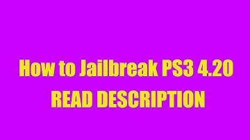 PS3 4.20 JAILBREAK (GLITCHYJOEY) + PACKAGE FILES!