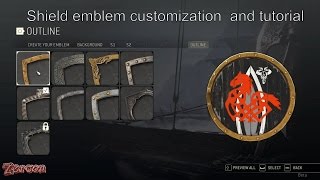 For Honor: Shield emblem customization  and tutorial