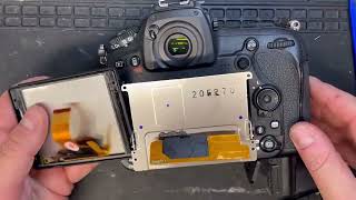 Nikon D850 rear lcd screen replacement
