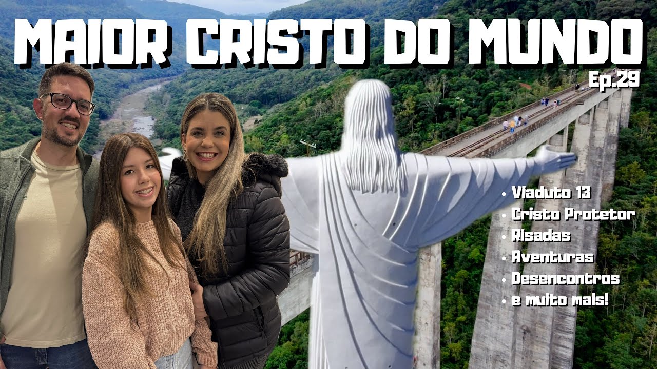 Ep.29 - MAIOR que o CRISTO REDENTOR! Conheça monumentos incríveis no interior do RS!