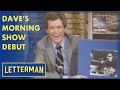 Dave&#39;s Morning Show Debut In 1980 | Letterman
