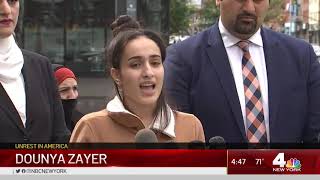 Woman Seen on Video Being Shoved by NYPD Officer Speaks Out | NBC New York
