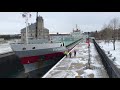 Salt Water Vessel Fivelborg at the Soo Locks