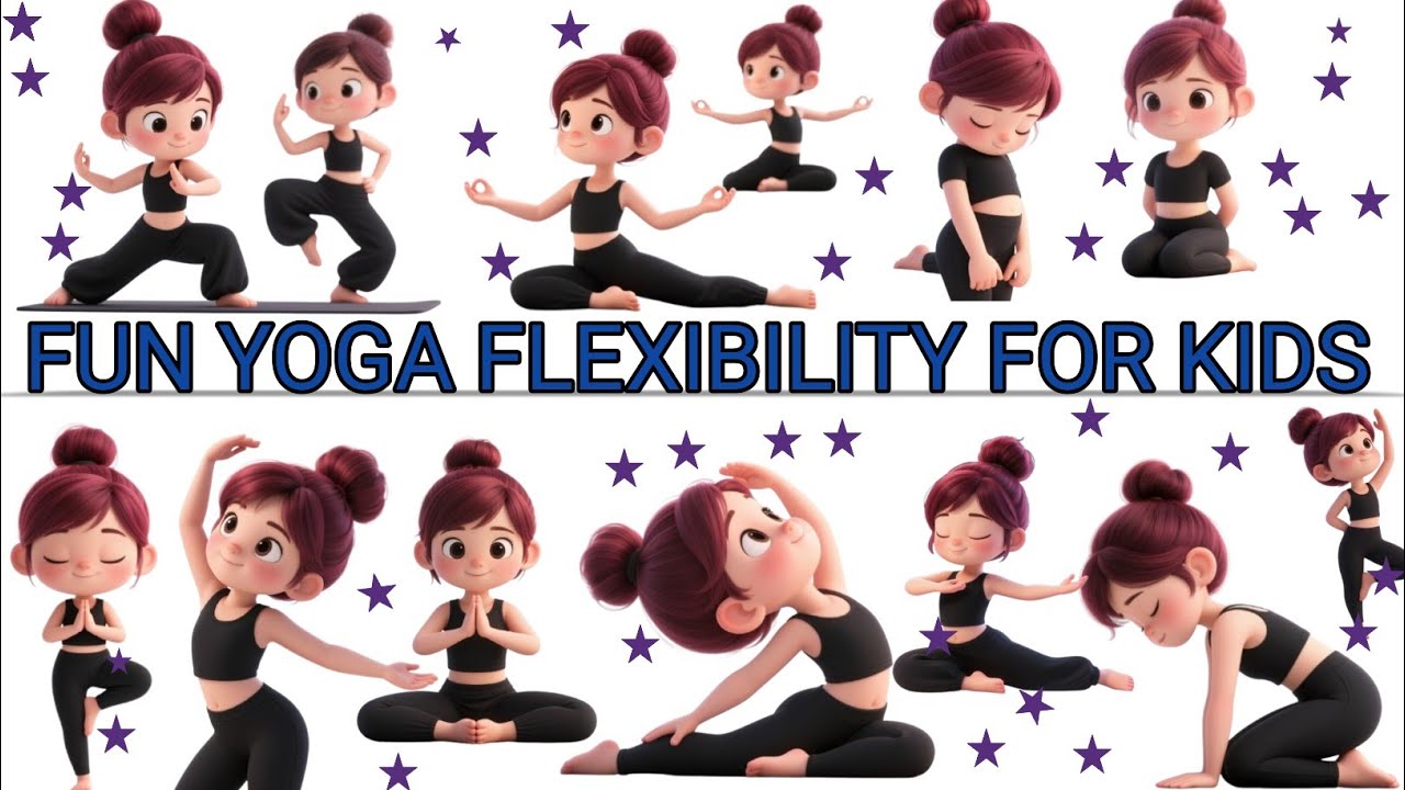 Fun Yoga Stretches | Boost Flexibility for Kids | Yoga for Children ...
