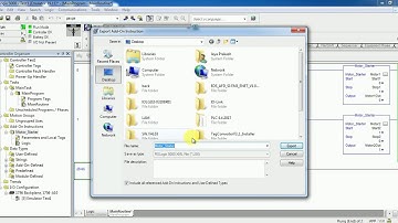 Export & Import Addon instructions in Rslogix 5000