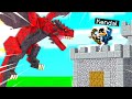 DIFENDO IL MIO CASTELLO DAI DRAGHI - MINECRAFT ITA