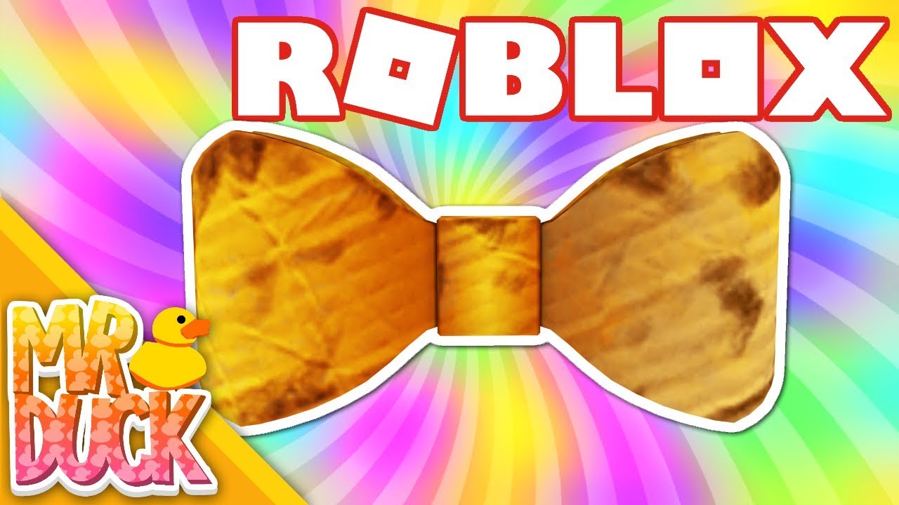 How To Get Diy Cardboard Bow Tie Roblox Bloxy Event Ended Youtube - red bow tie roblox