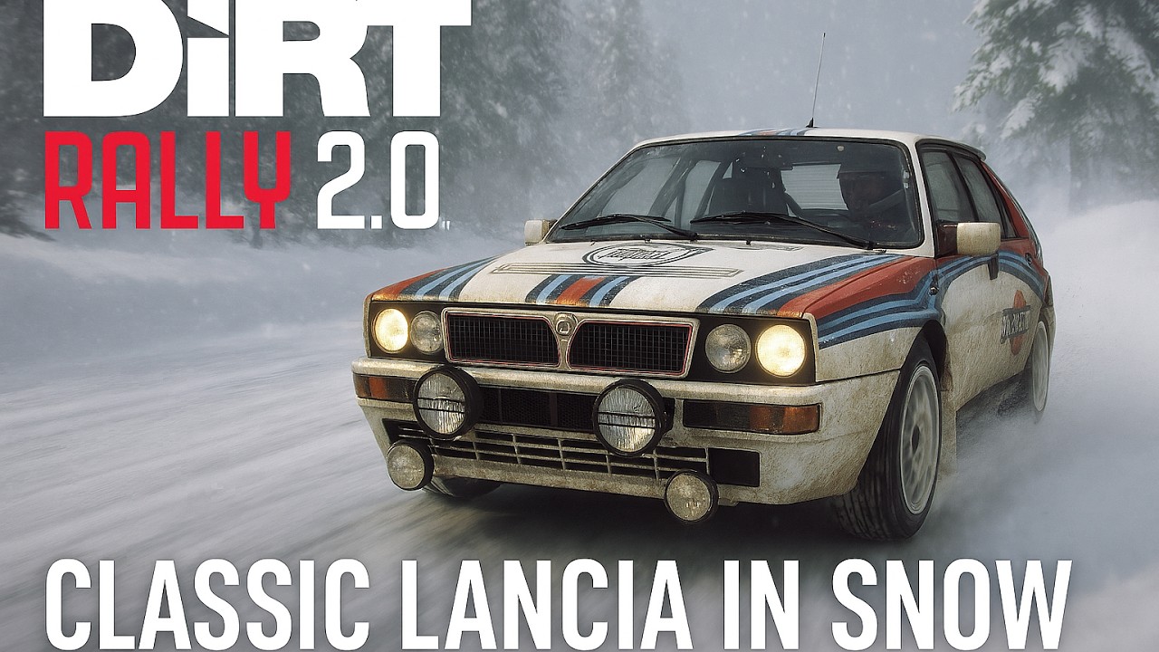 DiRT Rally 2 0 Classic Lancia in snow run