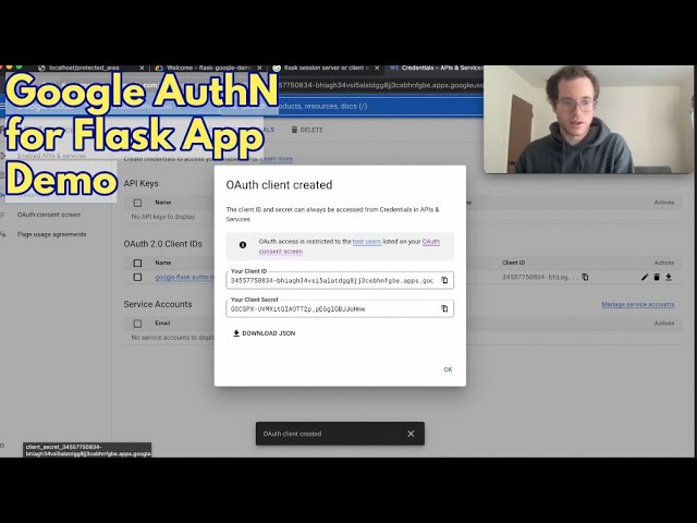 Add Google Oauth2 login in your flask web app