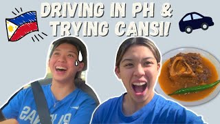 DRIVING IN THE PH FOR THE FIRST TIME! + visiting Bacolod, Eating Cansi, and more! | Ella Fajardo