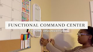 How To Create A DIY Home Command Center | Functional DIY Home Command Center | Kaymas/Vlogmas Day 6