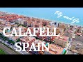 Calafell from the Sky. Catalonia. Taragona. Spain with Fly and Go