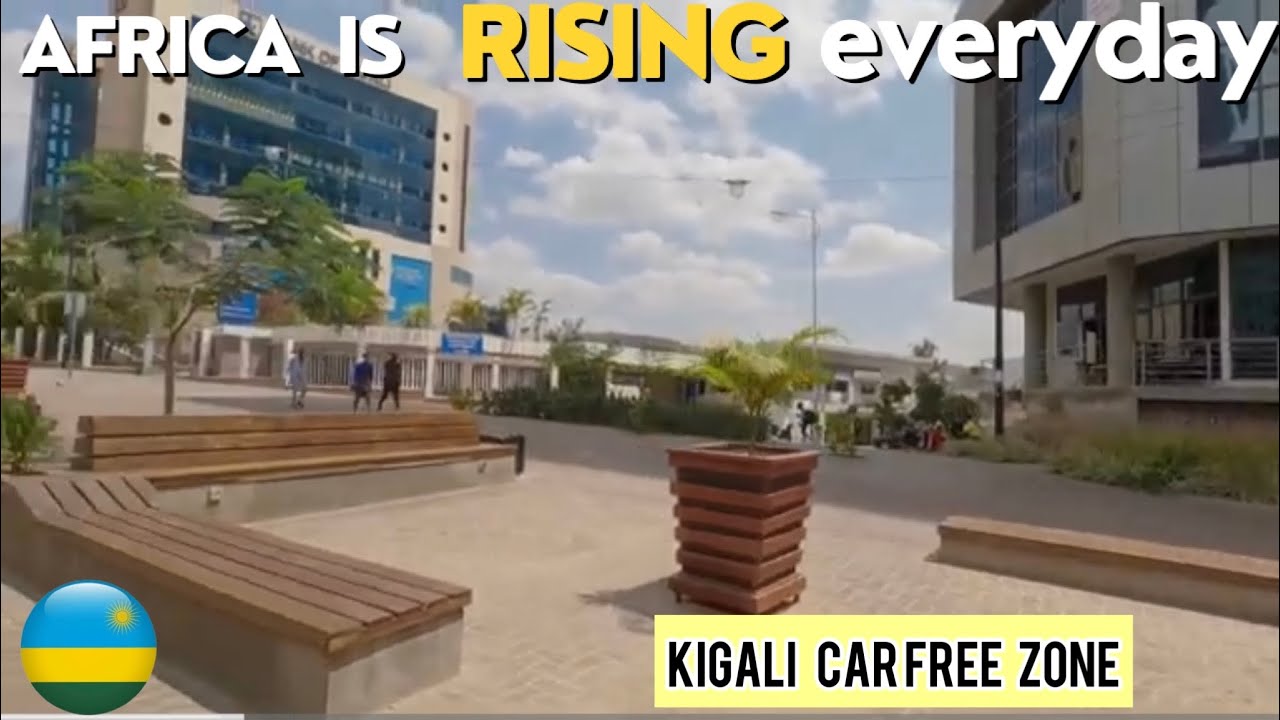 Kigali car free zone looks alot like EUROPE || this is how Smart cities look like