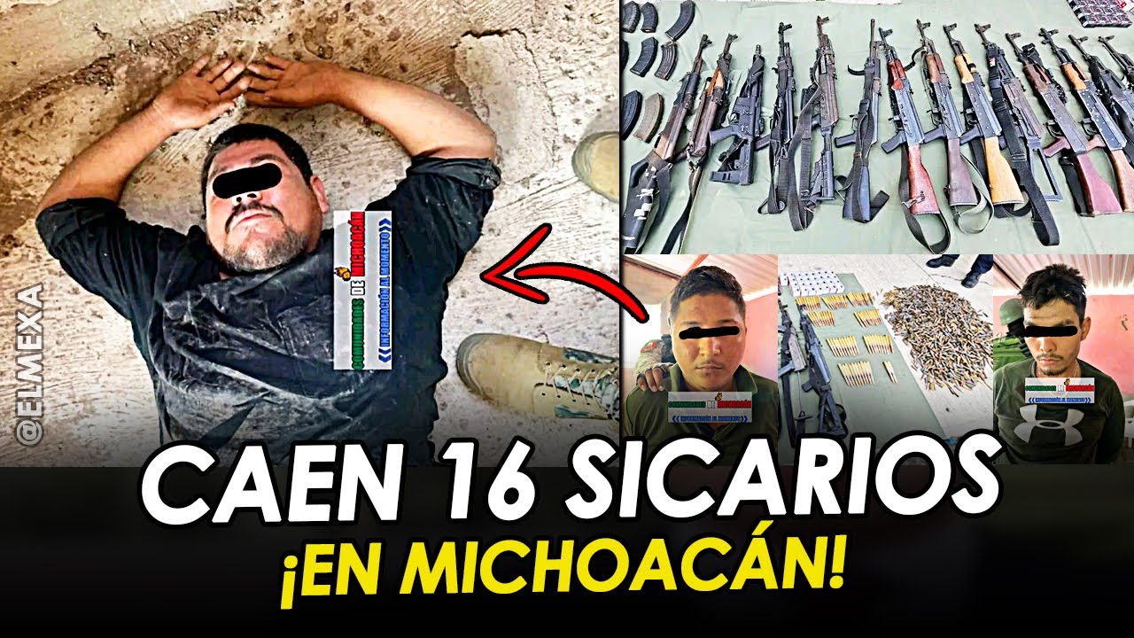 ¡Golpe al Migueladas! Caen 16 sicarios en un Topón contra Militares y Guardia Nacional.