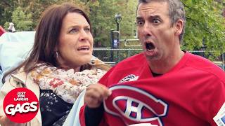Best Of Hockey Montreal Canadiens Fan Pranks | Just For Laughs Gags