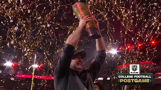 Kirby Smart & Georgia raise the National Championship trophy 🏆